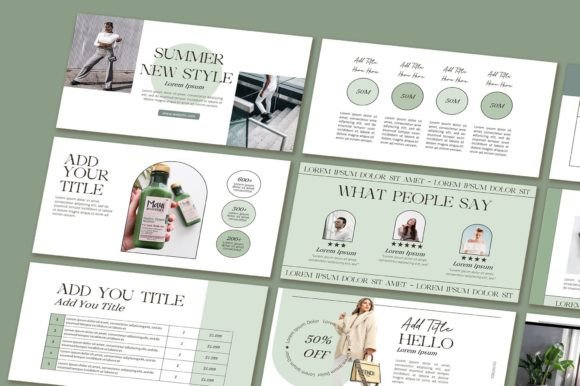 Aesthetic Sage Powerpoint Template: A Designer's Toolkit for Modern Visuals