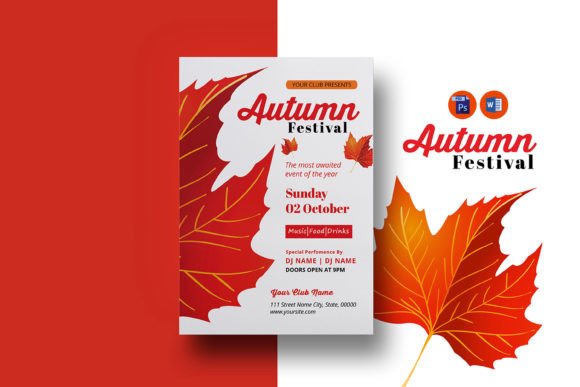 Design Your Perfect Autumn Event with This Flyer Template