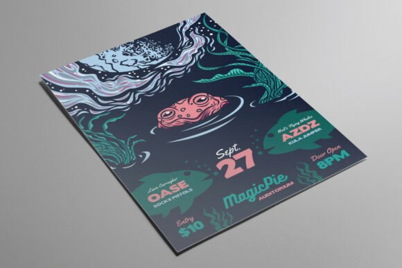 Dreamy Pond Indie Rock Flyer: A Guide to Visual Storytelling