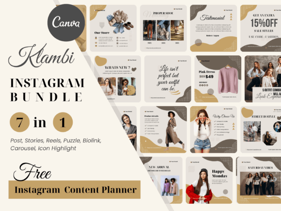 Elevate Your Style: Canva Instagram Templates for Fashion Brands