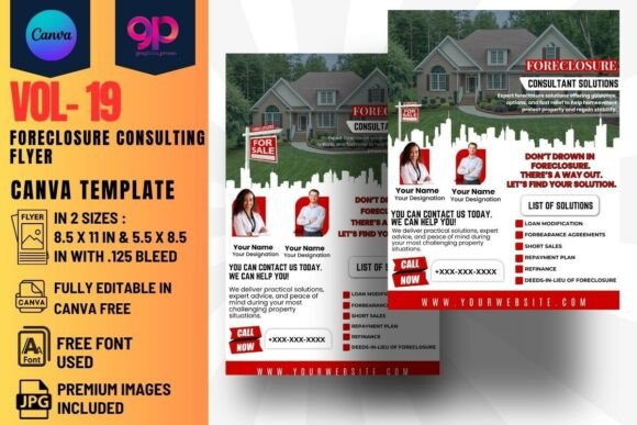 Foreclosure Consulting CANVA Flyer VOL19: A Practical Design Asset