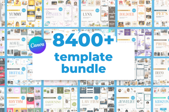 Master Your Brand's Visual Voice with 8400+ Social Media Canva Templates
