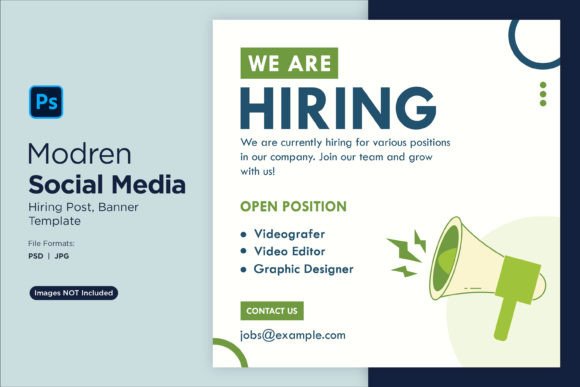 Master Your Hiring Campaign with We Are Hiring Social Media Post 08