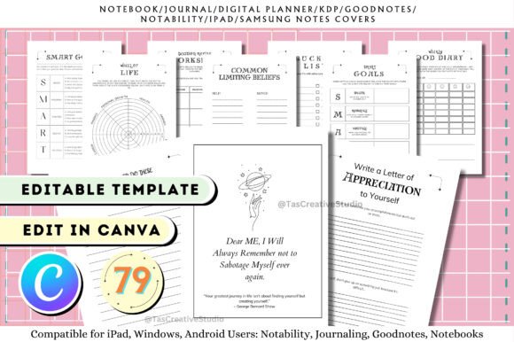 Mastering Gratitude and Productivity with Editable Canva Templates