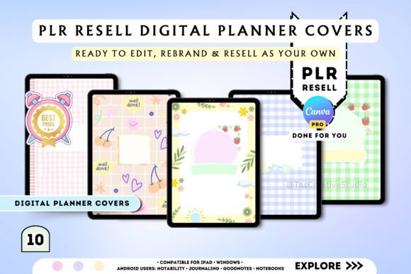 Mastering the PLR Digital Planner Cover Canva Template