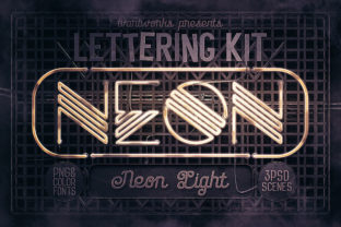 Neon Light Lettering Kit: Your All-in-One Design Toolkit