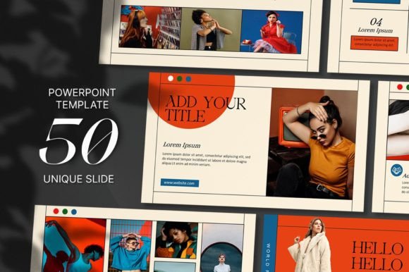 Retro Minimalist Powerpoint Template: A Designer's Take on Clean Slides