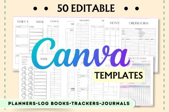 Streamline Your Creative Workflow with the Ultimate 50 Canva Kdp Interior Bundle