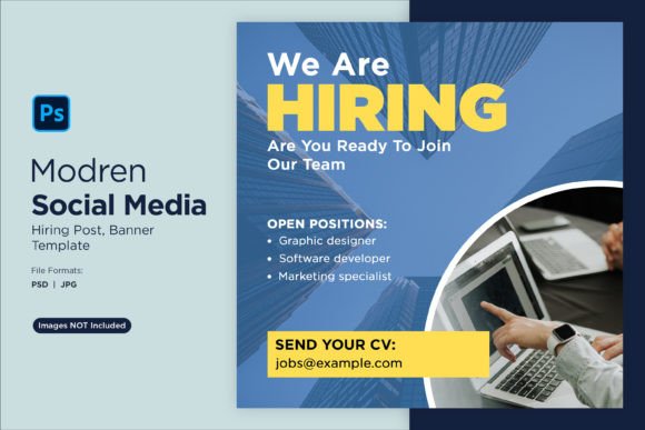 Streamline Your Recruitment with We Are Hiring Social Media Post 12