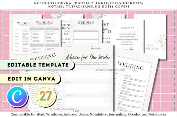 Streamline Your Wedding with a Customizable Planner