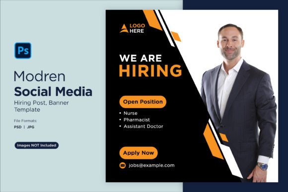 We Are Hiring Social Media Post 72: A Modern Template for Growth