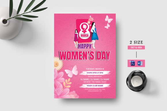 Women's Day Party Flyer Template: A Designer's Ready-Made Asset